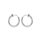 Silver Plain Band 1 Pair