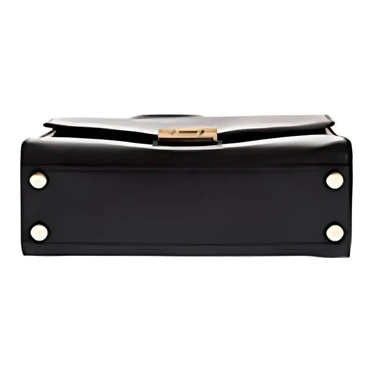 MICHAEL KORS MICHAEL KORS Luggage Collection Cow Leather Crossbody One Shoulder Handbag Women's Black-5