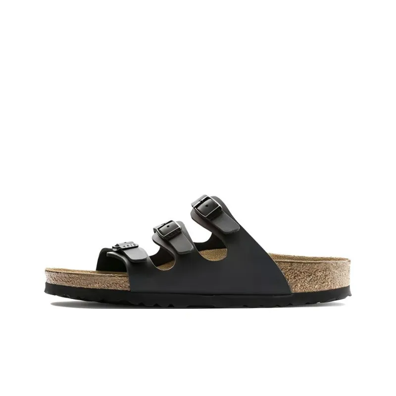Birkenstock Women's Florida Soft Footbed Birko Flor 'Black' Women's-0