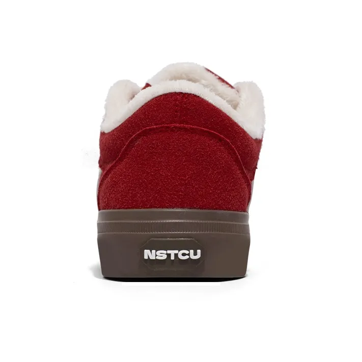 NSTCU Low-Top Skateboard Shoes Women's Red-9
