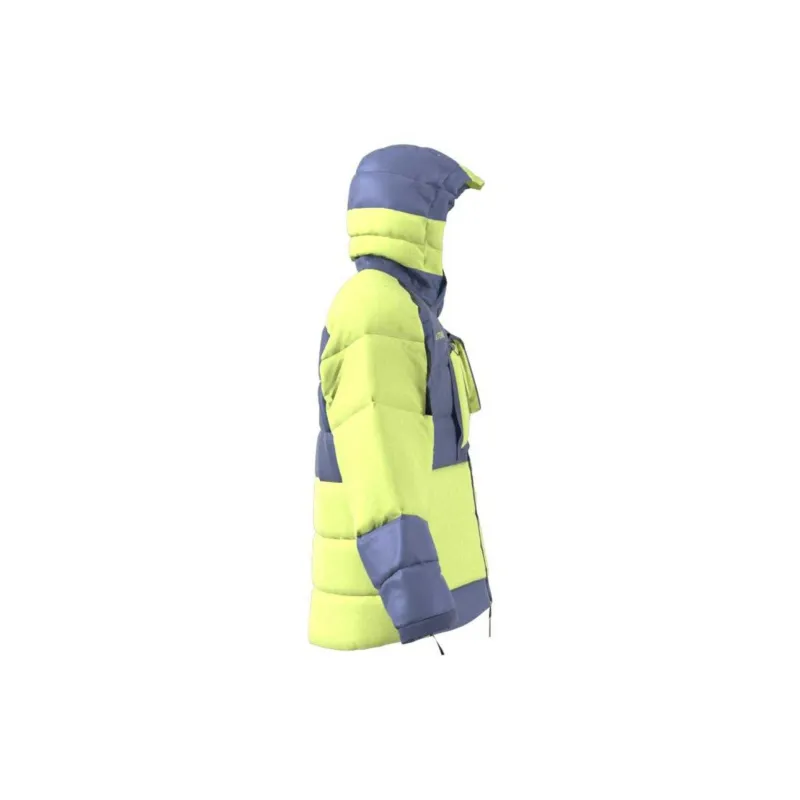 Adidas XPLORIC Puffy Down Jacket Unisex Yellow Purple-3