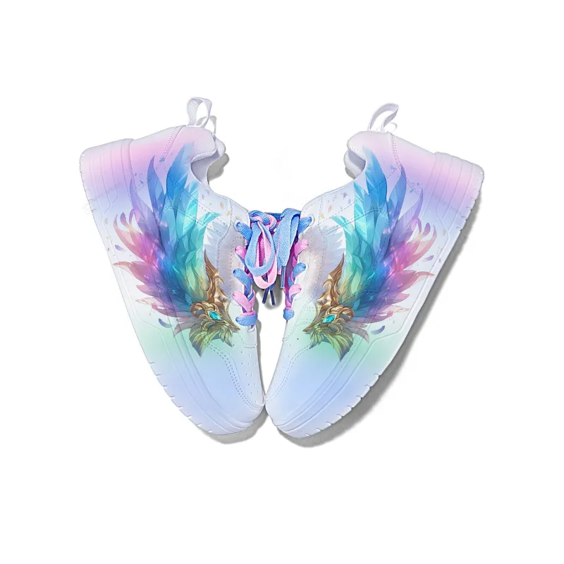 Cold Cicadas Yesterday Chinoiserie Anti-Slip And Wear-Resistant Lightweight Low-Top Casual Shoes Unisex White-3