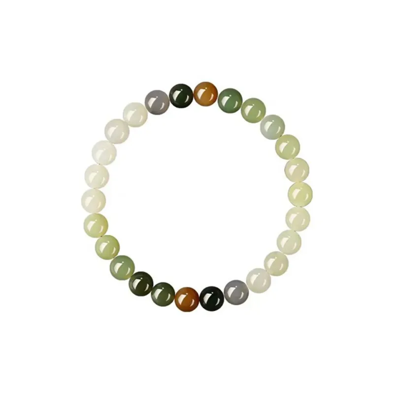 Run Ding Hetian Jade Bracelets Green Jade Unisex-0