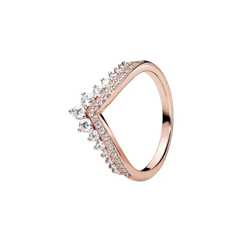 Pandora Cubic Zircon Rings Women's Rose Gold-0