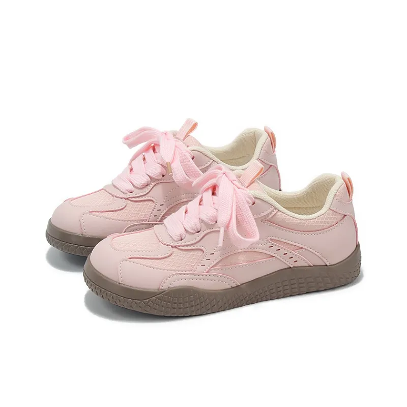 Binya Slip Resistant, Abrasion Resistant, Lightweight Low Top Skateboard Shoes Women's Pink-2