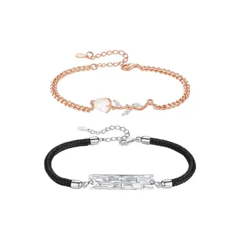 ZUOHUO S925 Silver Bracelets Unisex