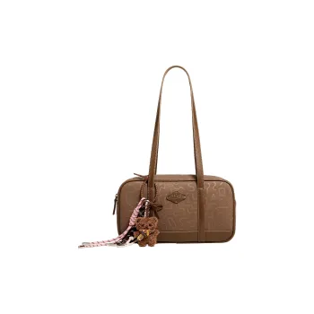 AILUXI Synthetic Leather Shoulder Bag Women's Cocoa Brown