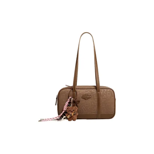 AILUXI Synthetic Leather Shoulder Bag Women's Cocoa Brown