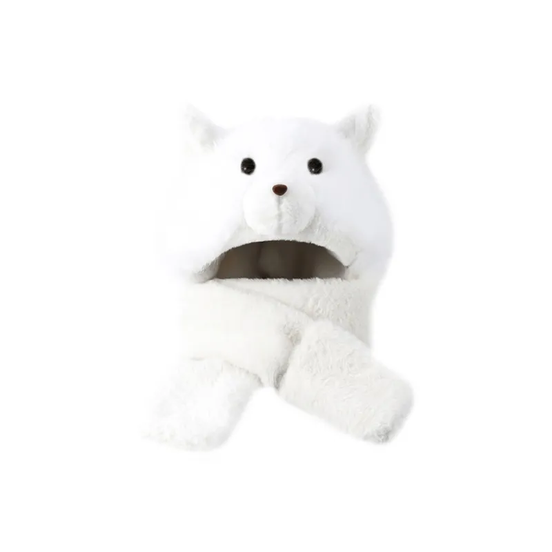 YUZHAOLIN Faux Rabbit Fur Hoods & Plush Hats Women's-1