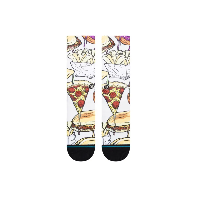 Stance Mid Calf Socks Unisex 1 Pack Vintage White-1