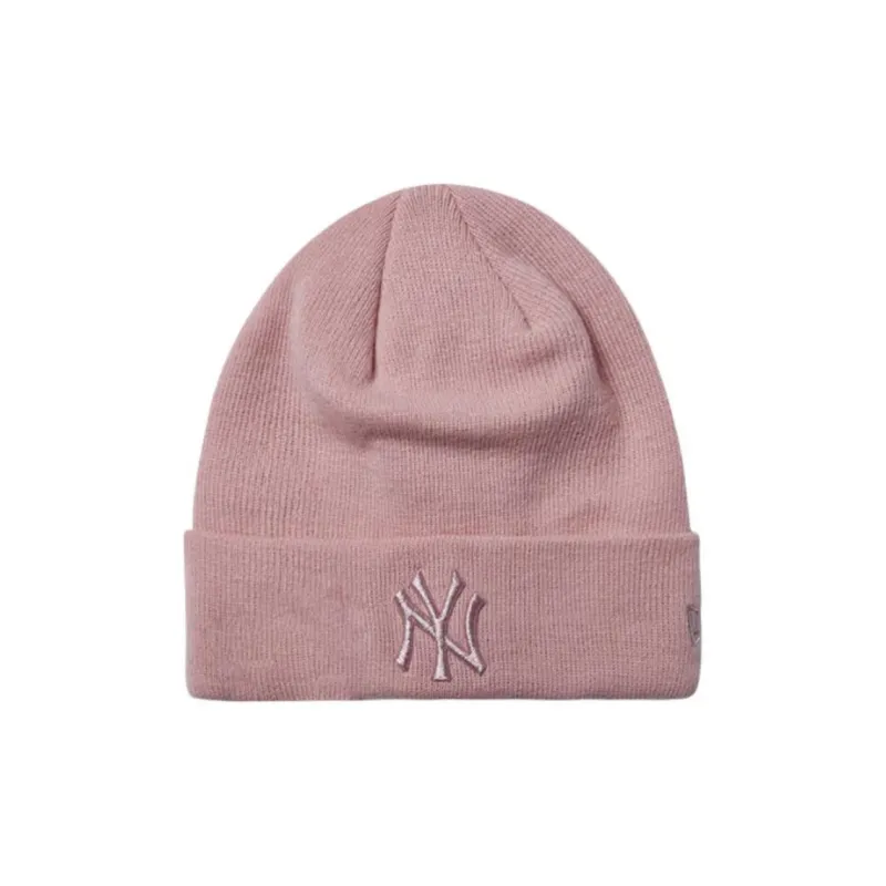 New Era Acrylic, Metal Embroidery Thread Beanies Women's Pink-0