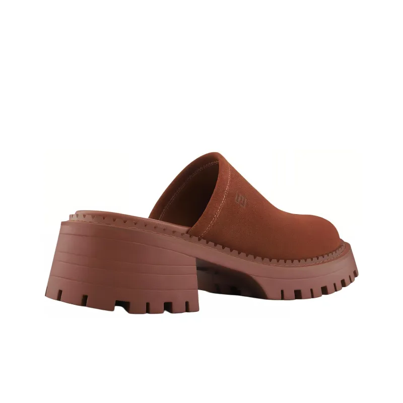STELLA LUNA Closed Toe Slippers 6cm Women's Brown-3