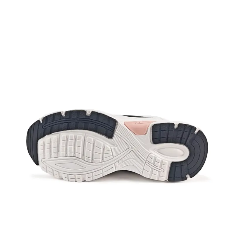 Warrior Anti Slip And Wear Resistant Warm Low Top Chunky Sneakers Women's White Black Pink-5