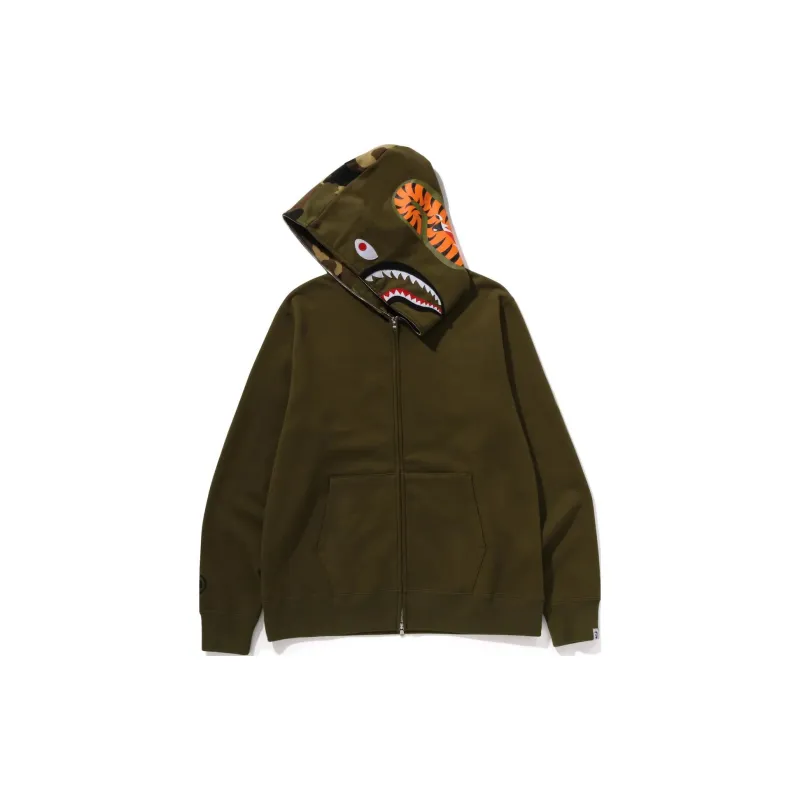 Bape Swarovski Shark Full Zip Hoodie-10