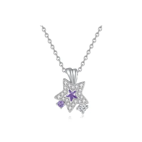 CHIEMOT S925 Silver Collarbone Chain Women's