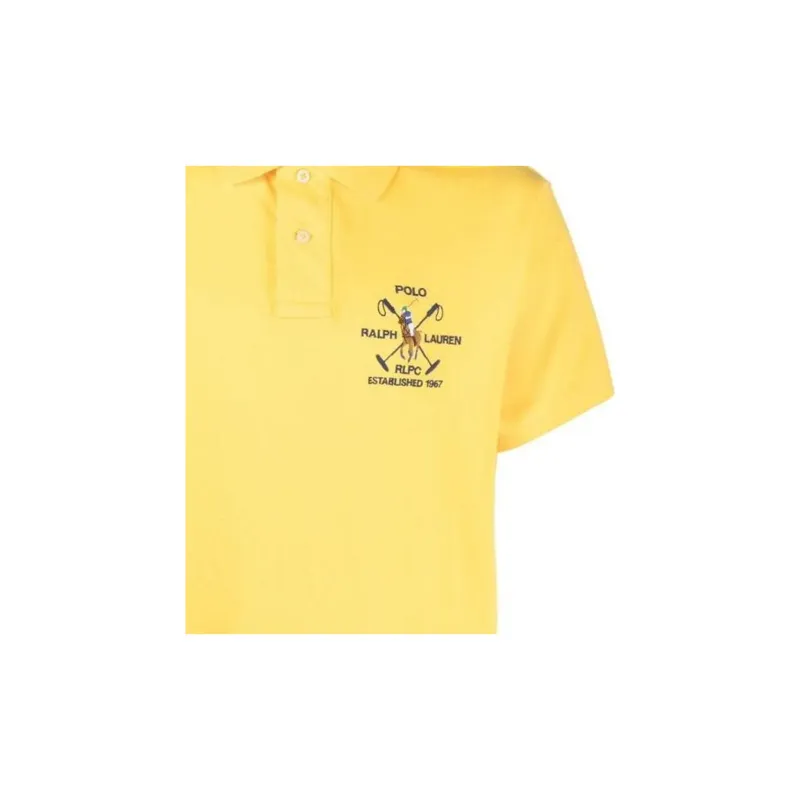 Polo Ralph Lauren SS23 Polo Shirt Men's Yellow-5