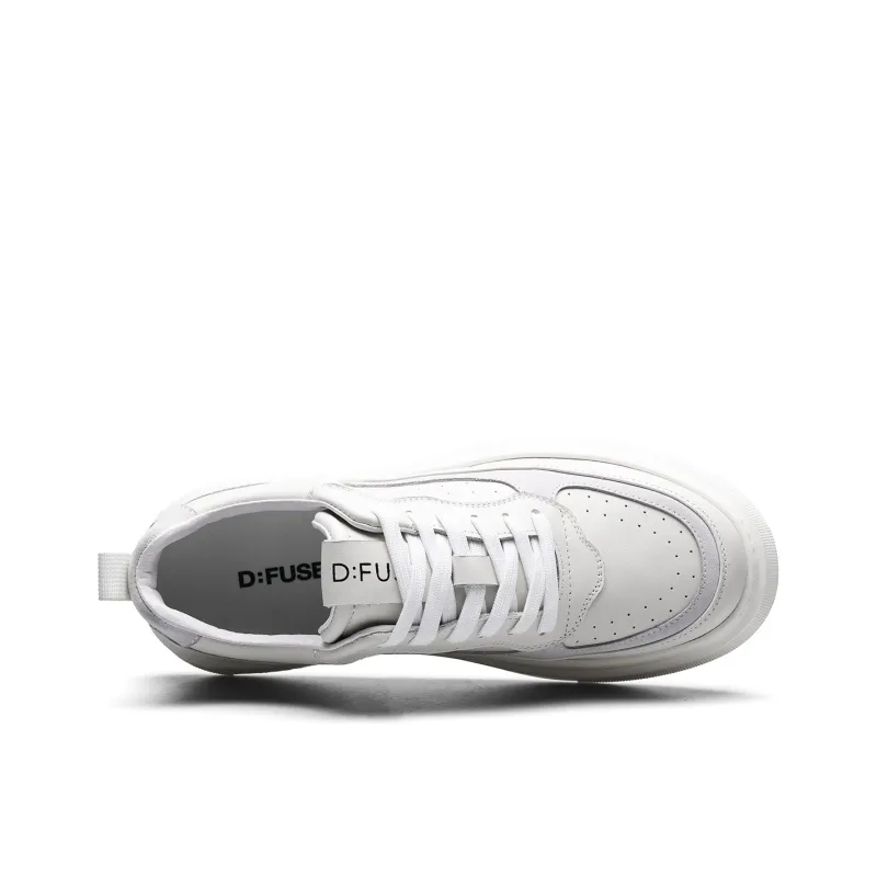 D FUSE SCANDINAVIA Low Top Skateboard Shoes Men's White-3