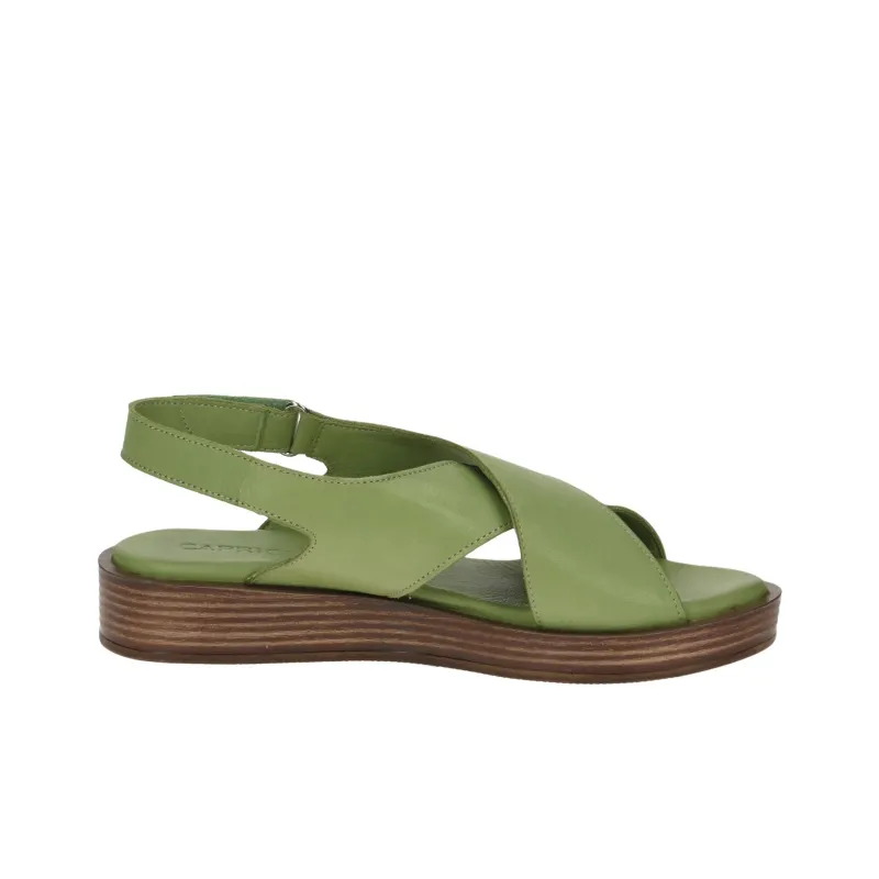 CAPRICE Valentina Strap Sandals 3.5cm Women's Green-1