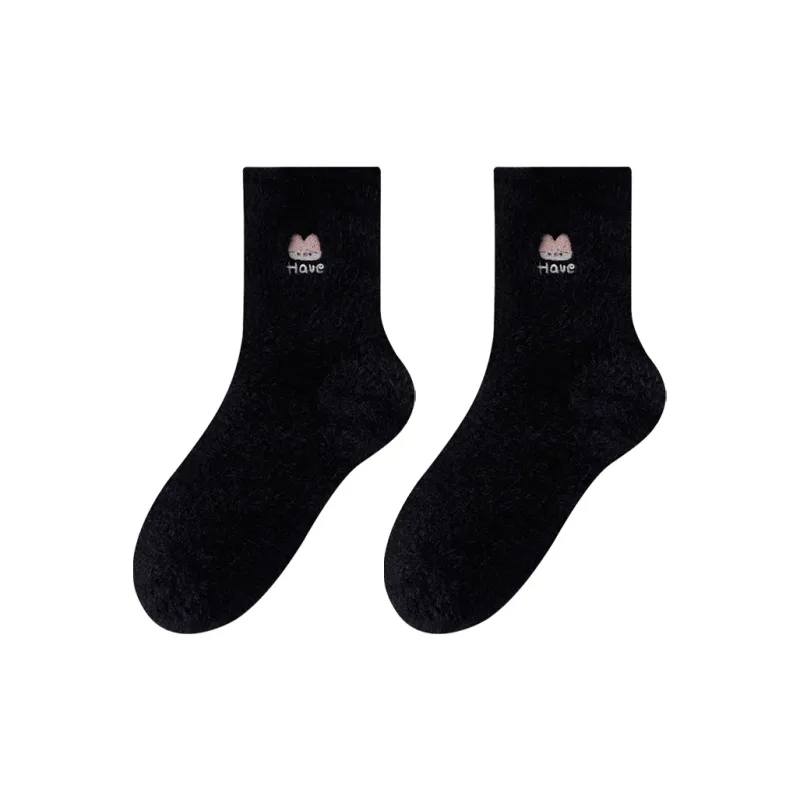 MIIOW Trend Party Series Mid Calf Socks Women's 2 Pack-7