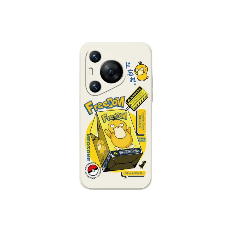 Cuttlefish Grid TPU Material Cute Cartoon Phone Case Compatibility Huawei Pura70/60/50/40/30/Pro-18