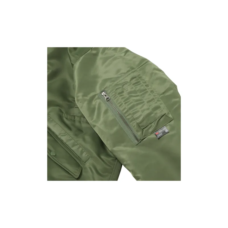 Vans TOKYO DESIGN COLLECTIVEMTE MA 1 FW24 Jacket Unisex Bronze Green-3