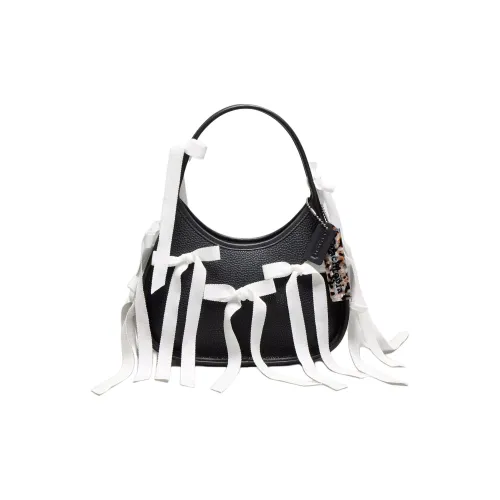 Coachtopia Ergo Leather Handbag Medium Size Women's Black