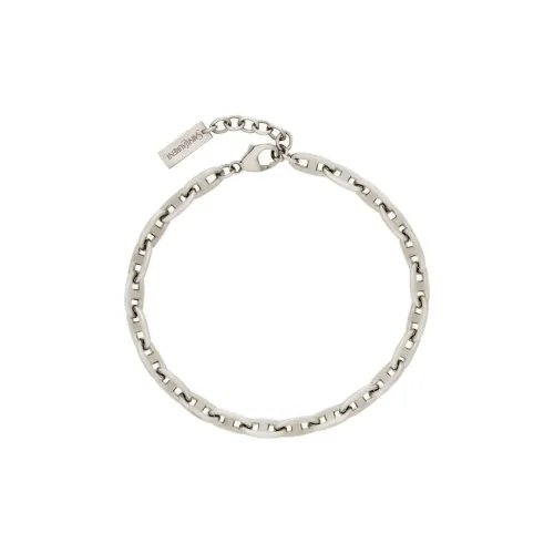 SAINT LAURENT Brass Bracelets Men's Silver