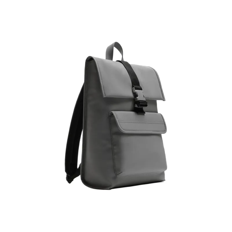 ZARA Polyurethane Backpack Regular Men's Gray-1