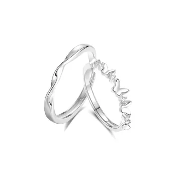 FOREVER MELODY Zircon Rings Unisex