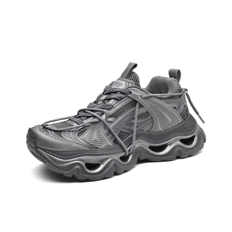 SK.TRIP Cushioning Abrasion Resistant Lightweight Height Increasing Mat Low Top Chunky Sneakers Men's Box-32