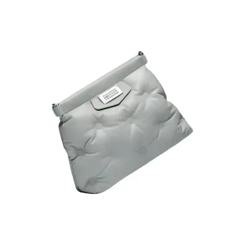 Maison Margiela Glam Slam Full Grain Nappa Leather Handheld Shoulder Bag, Crossbody Bag Trumpets Women's Fennel Liqueur