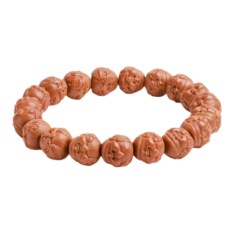 MUSHENGYUAN Monkey Head Walnut Bracelets Unisex-14
