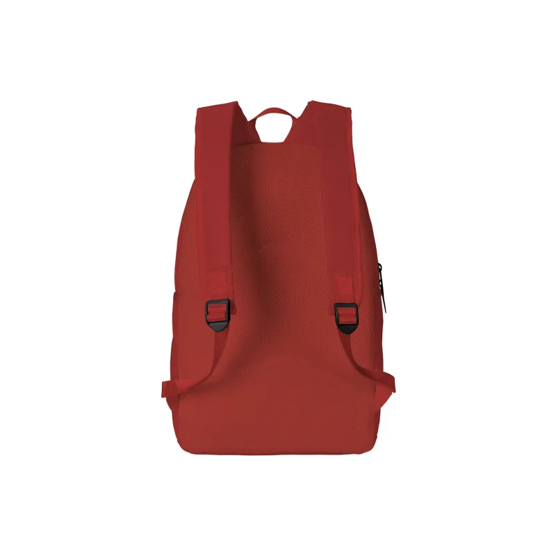 TURN UP Polyester Student Backpack Regular Unisex Red/White-8