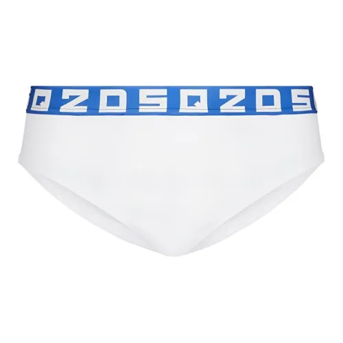 DSQUARED 2 Logo-print Strap Cotton-blend Briefs