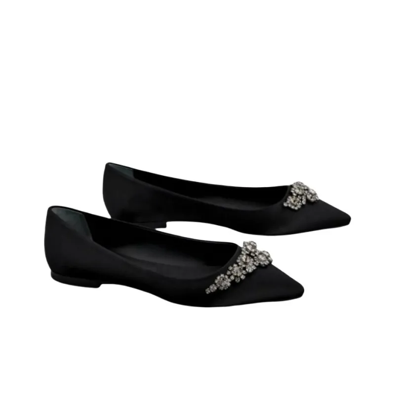 Roger Vivier Efflorescence Casual Single Shoes Women's Black-2