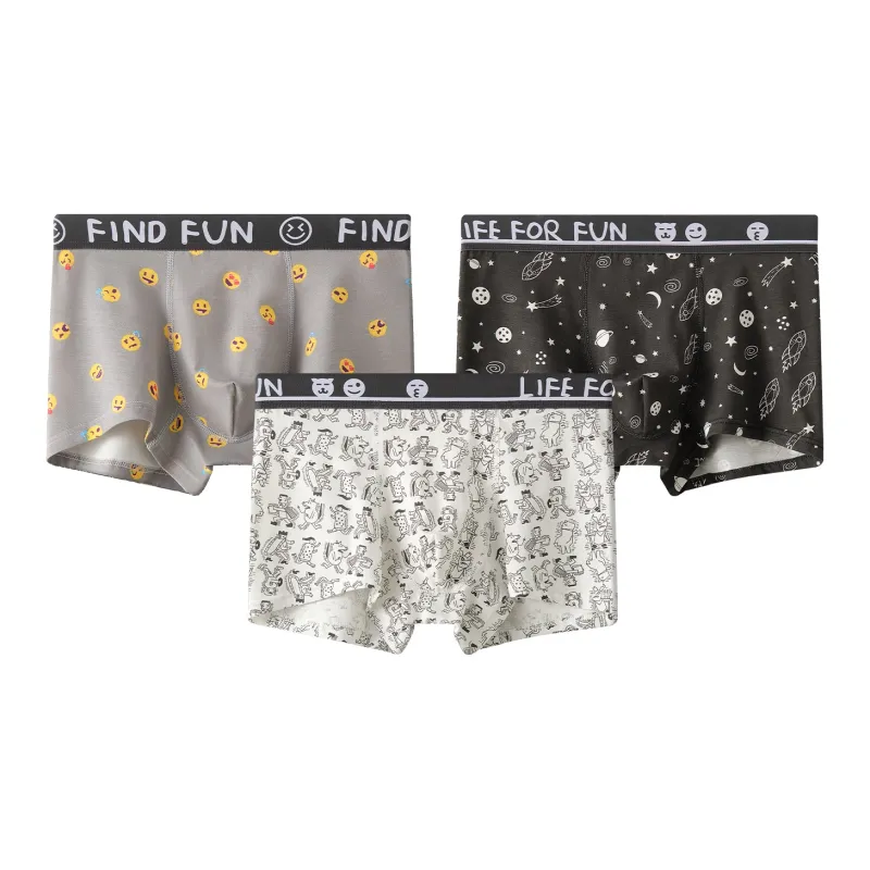 Qiao Ni Tong Underpants Men's 3 Pack-6