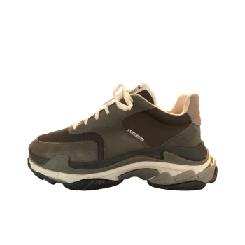 Balenciaga Triple S Low Top Casual Shoes Men's Gray