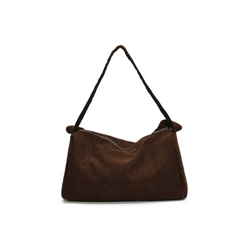 Yalu Corduroy Shoulder Bag Women's Multicolor-2