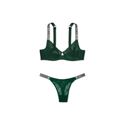 Victoria's Secret Underwear Set Women's Dark Green