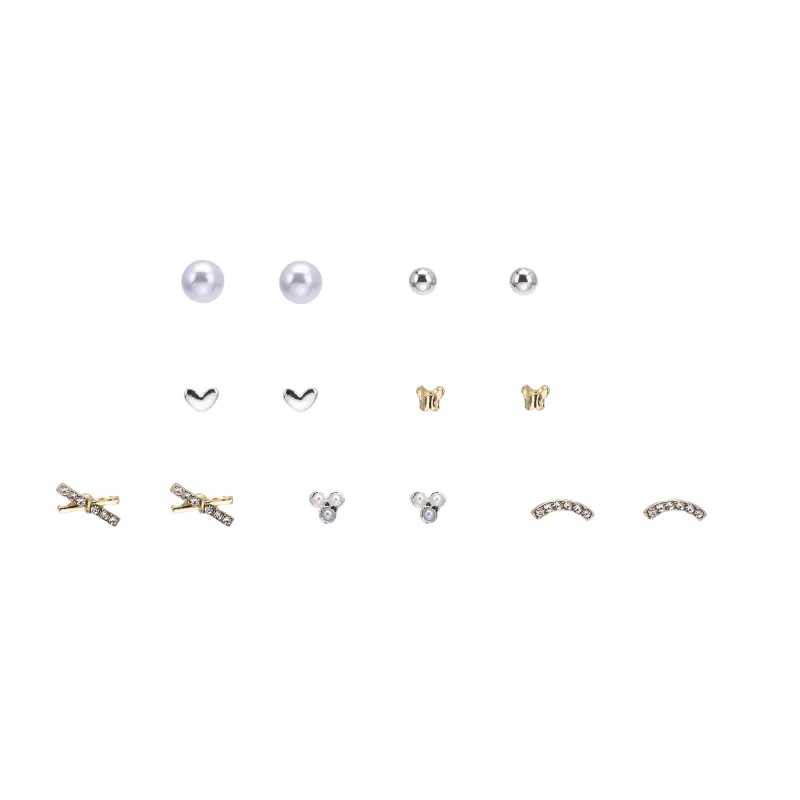 BLESSED BULLET 925 Silver Needles Stud Earrings Women's-0