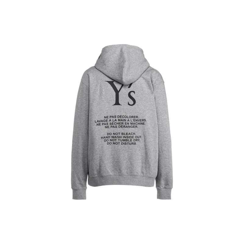 Yohji Yamamoto x New Era Sweatshirt Unisex Light Gray-1