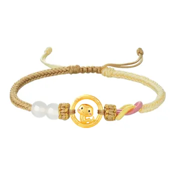 Crafts Women's Colored Glaze Jade Bracelets Unisex