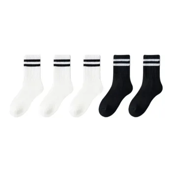 MIIOW Mid Calf Socks Unisex Combo Set