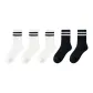 Black *2+White *3[7A Antibacterial Wool Socks]