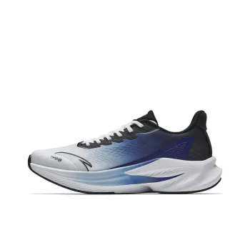 Anta Anti Slip And Wear Resistant Lightweight Low Top Casual Running Shoes Men's White Blue Black