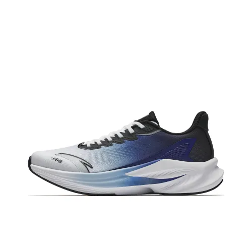 Anta Anti-Slip And Wear-Resistant Lightweight Low-Top Casual Running Shoes Men's White Blue Black