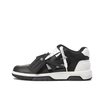 OFF WHITE Out Of Office Ooo Low Tops 'Black White Suede'