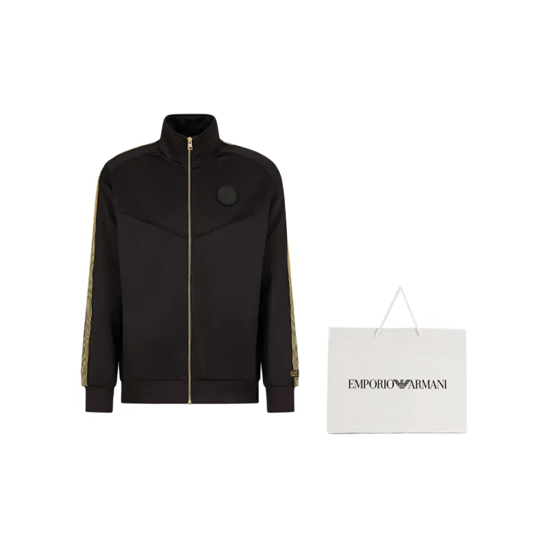 EMPORIO ARMANI EA7 SS24 Sweatshirt Men's Black-4