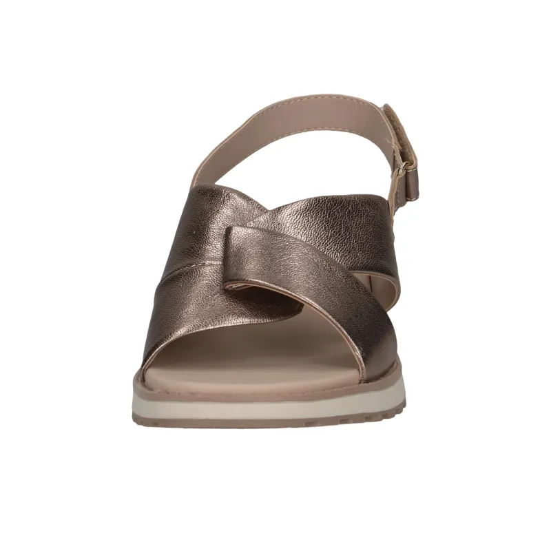 CAPRICE Kandy Strap Sandals 4.5cm Women's Brown-4