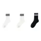 Black+White *2[7A Antibacterial Wool Socks]